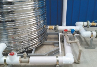 空壓機余熱熱水工程管道應(yīng)用